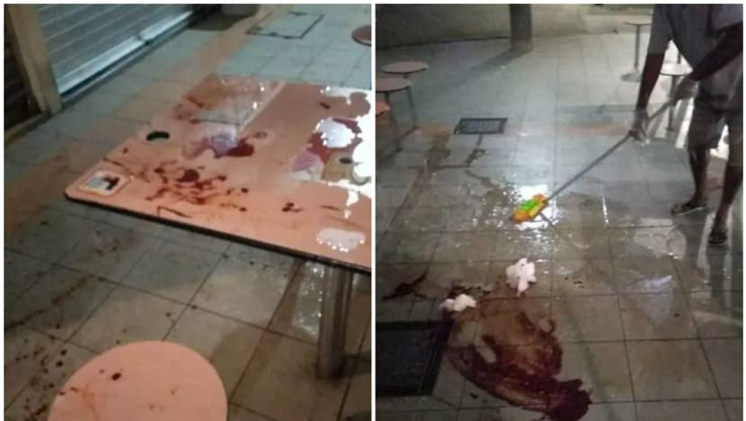 Man taken to hospital after he was found injured at Whampoa Drive Food Centre