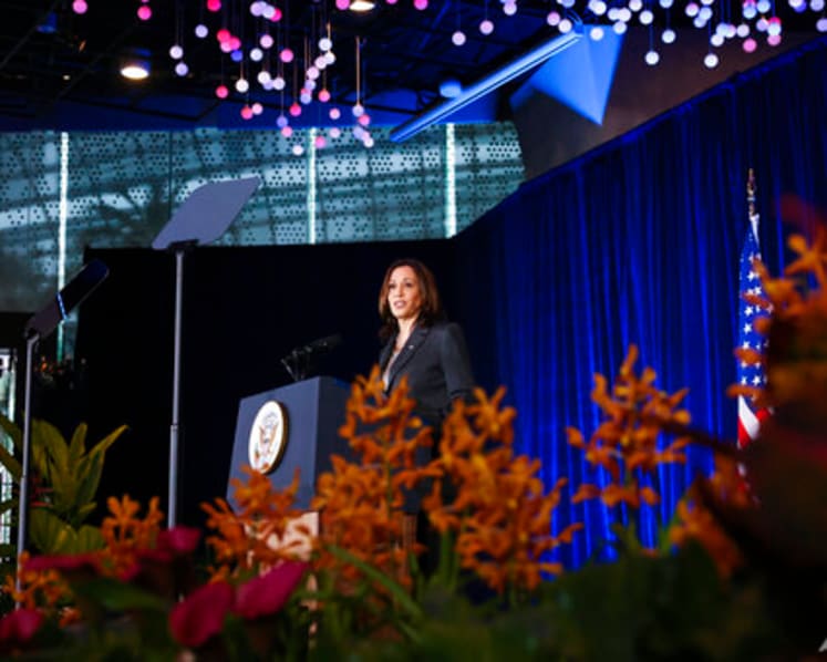Watch: US Vice President Kamala Harris gives policy speech in Singapore 