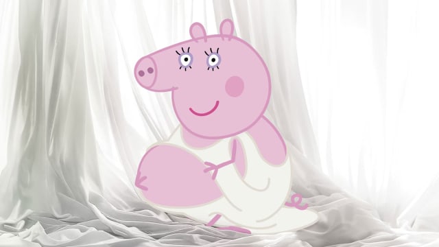 Peppa Pig家族要变一家五口啦！猪妈妈宣布第3胎性别　伦敦地标变粉红庆祝！
