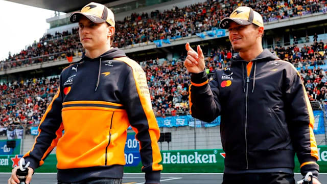 F1中国大奖赛：诺里斯和皮亚斯特里因赛车故障退赛