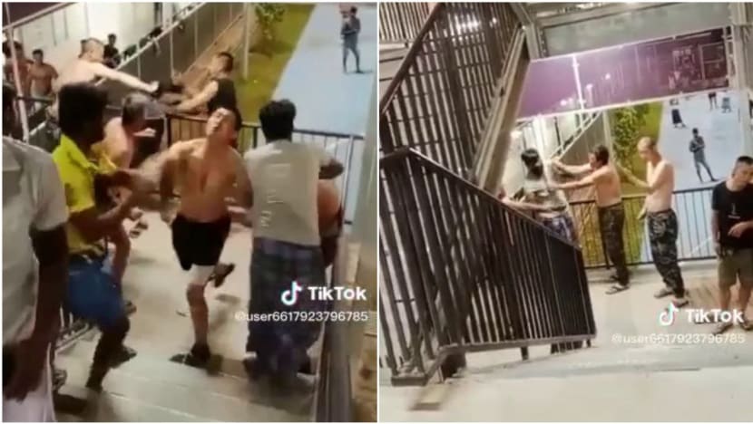 9 men assisting with police investigations after rioting case at Tanah Merah Coast Road workers' dormitory 9 men assisting with police investigations after rioting case at Tanah Merah Coast Road workers' dormitory