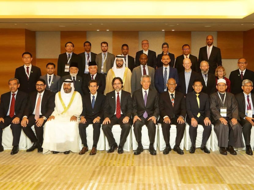 Speakers and officials for the Future of Faith: Religious Values in a Plural World conference convened before the launch of the conference. Speakers and officials for the Future of Faith: Religious Values in a Plural World conference convened before the launch of the conference.