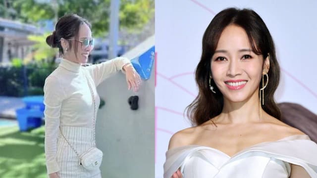 侯佩岑带娃出游　发量意外引热议
