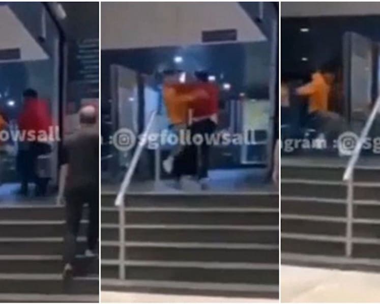 SMRT suspends station staff member after video of man pushing skateboarder at Esplanade station