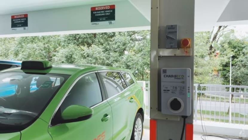 First EV chargers under large scale tender now in use; one-third of HDB car parks to get them by year-end