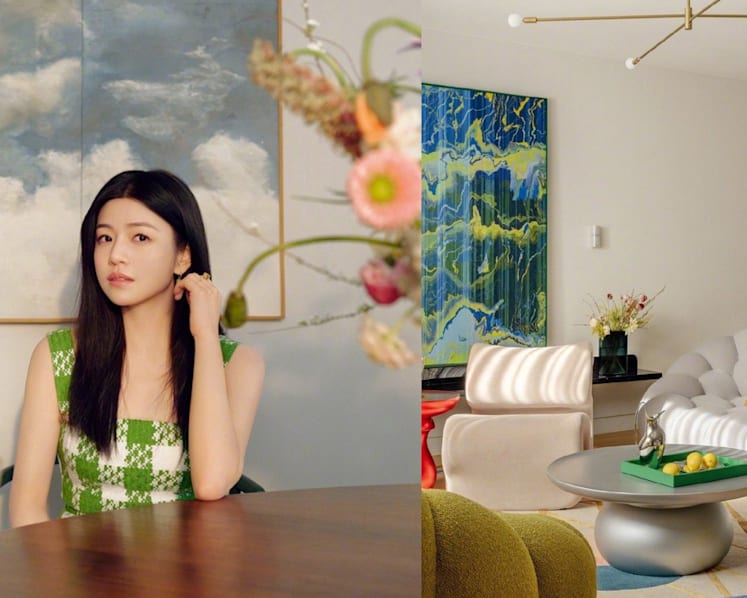 Taiwanese star Michelle Chen reveals her Beijing home for the first time; netizens think it’s 'fake' because the house is 'too clean'