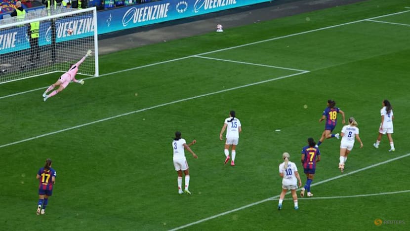 Barcelona power to 4-0 women's Champions League final win over Lyon