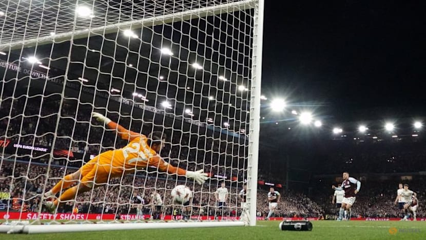 McGinn double helps Villa crush Forest 4-0 to reach Europa League final