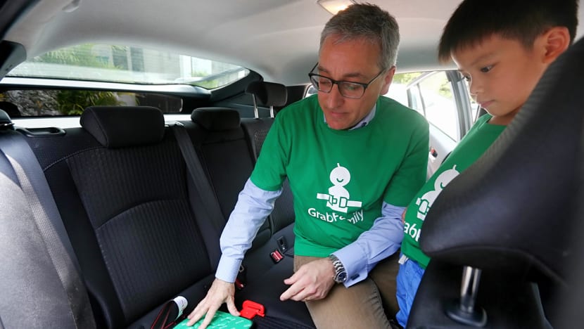 Grabcar vehicles to feature child booster seats