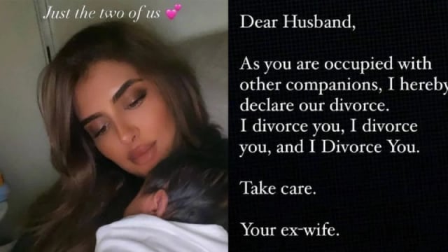 去年结婚两个月前当妈妈 迪拜公主通过社媒宣布离婚