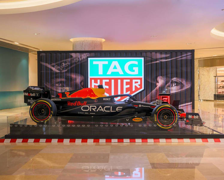 Catch your favourite F1 drivers and team race cars at these pop-ups