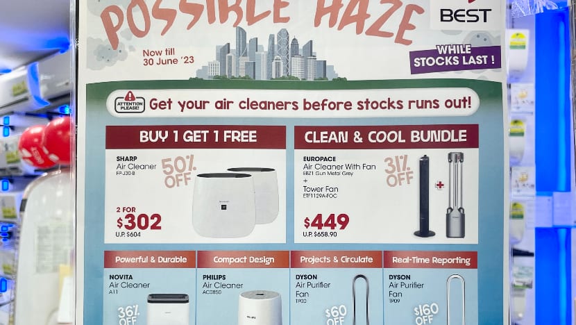 Air purifiers flying off the shelves as S'poreans brace themselves for haze; experts give tips on dealing with it