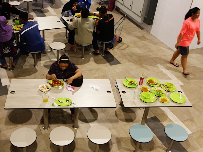 Want people to return trays at hawker centres? Reward, educate them