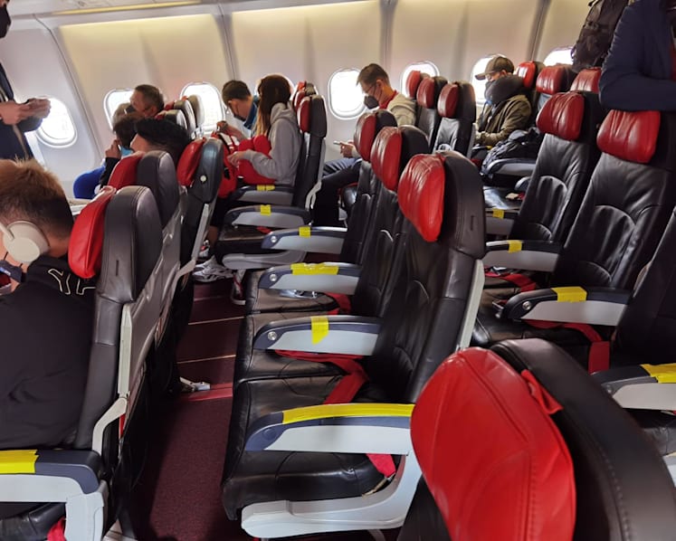Tape seen on AirAsia plane seats were cosmetic repairs and a 'temporary measure': Airline
