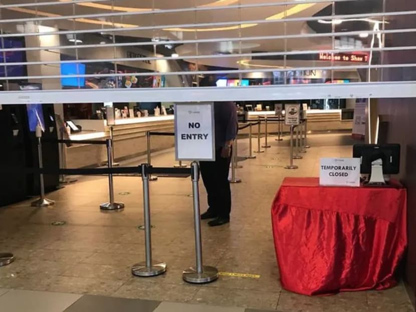 Two people were injured after a ventilation duct collapsed at a Shaw Theatres cinema hall on Aug 30, 2020.