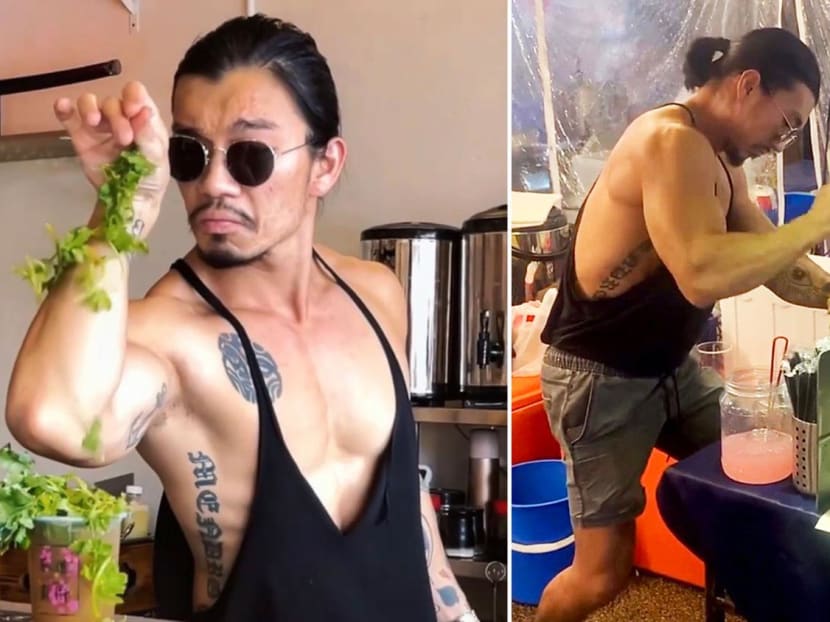 Salt Bae-Lookalike Sells Coriander Lemon Tea “Punched 30 Times” At JB Night Market