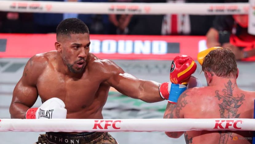 Joshua delivers reality check to Paul with sixth-round KO