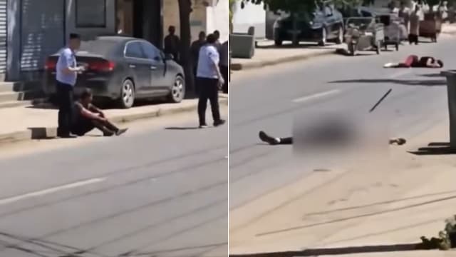 中国河北男子持镰刀 当街砍死三人