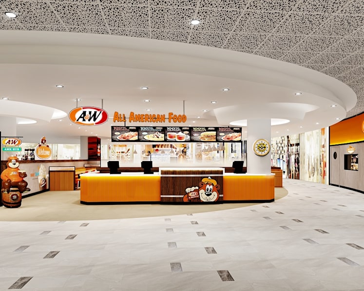 A&W’s second outlet in Ang Mo Kio can seat nearly twice as many as its Jewel branch