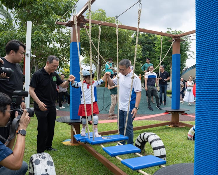 PCF Sparkletots at Joo Chiat launches outdoor learning programme with obstacle course, animal care