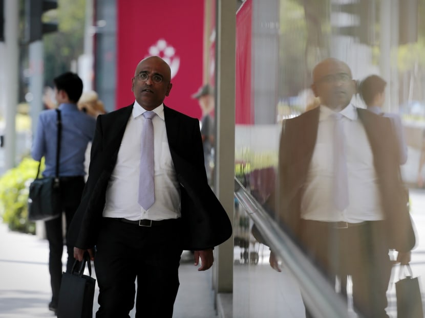 Lawyer M Ravi arrives at the Supreme Court on Sept 6, 2016. Photo: Jason Quah/TODAY