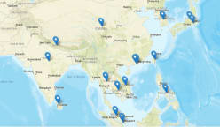 Tracking COVID-19 cases worldwide: A map