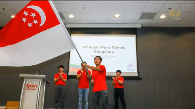 我国泳将黄智伟受委担任亚洲残运会开幕式擎旗手