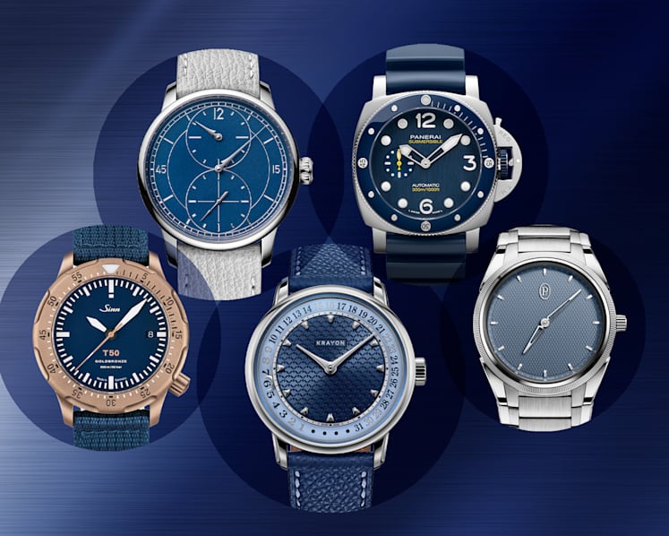 Dial up your watch collection with these 5 blue timepieces