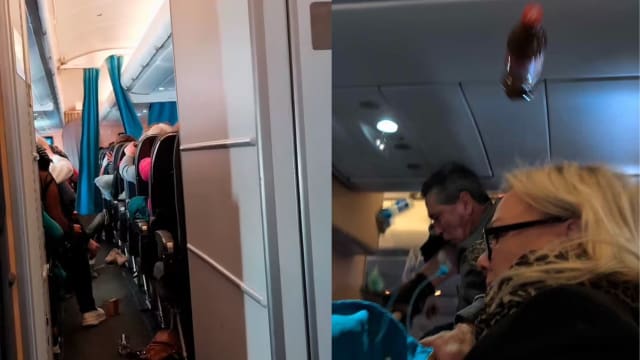“我以为会死” 北欧航空客机遇气流两乘客撞天花板