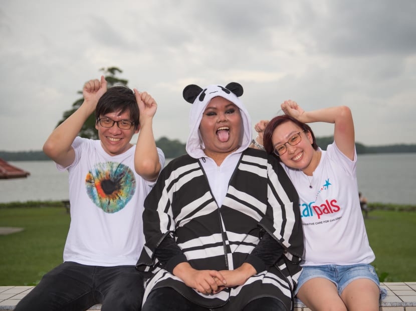Khairul (centre) with HCA Hospice Care social worker Desmond Tan and palliative care nurse Nicole Peng. Photo: HCA Hospice Care Khairul (centre) with HCA Hospice Care social worker Desmond Tan and palliative care nurse Nicole Peng. Photo: HCA Hospice Care