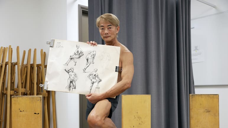 This Singaporean has been drawn nude by thousands. Here’s why artists keep calling him
