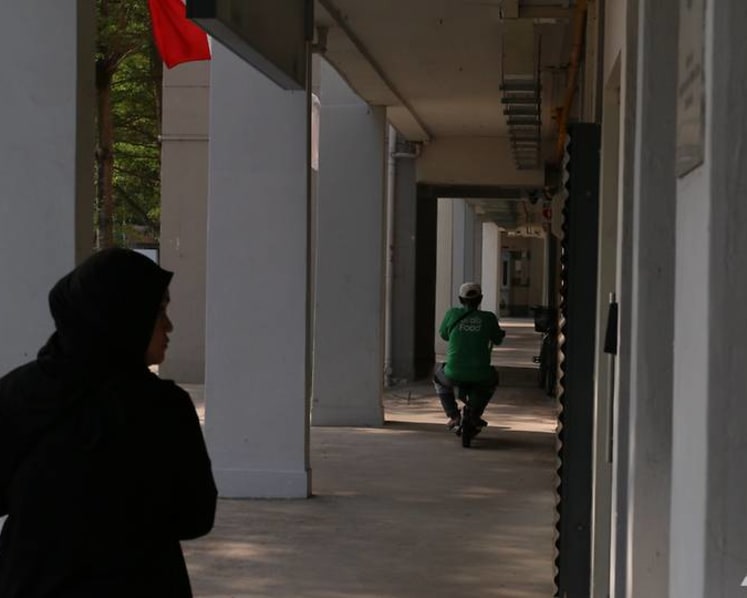 Grab delivery cyclist who hit elderly man at void deck gets jail