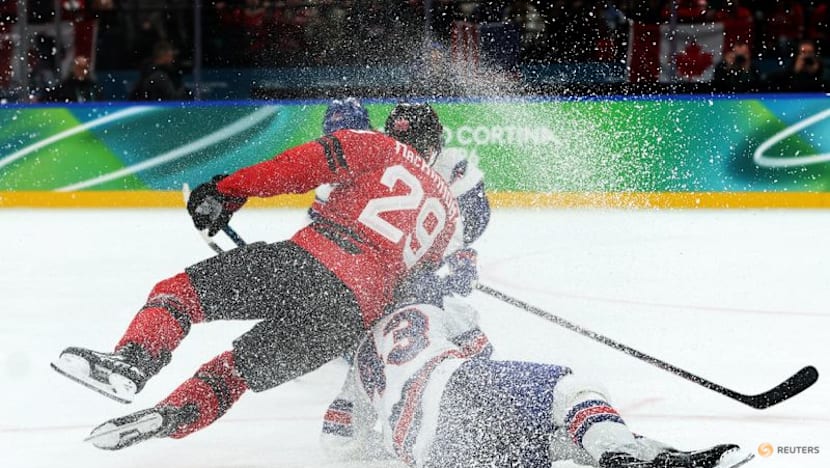 Ice hockey-United States beat Canada in overtime for men's gold