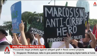 Thousands stage protests in Manila against alleged graft in flood control projects