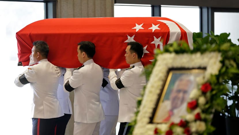 Final journey across S’pore for S R Nathan during funeral procession