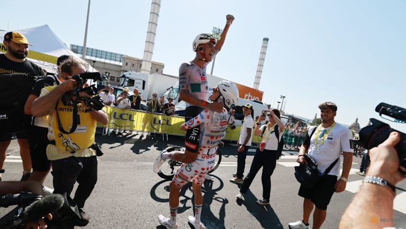 Del Toro wins Tour de France stage two as Pogacar closes in on Vingegaard