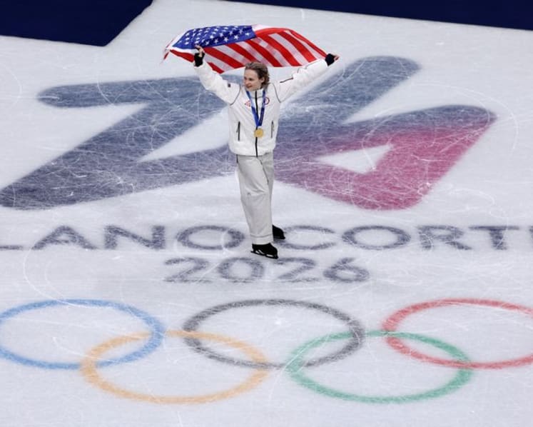 Figure skating-American Malinin rises to pressure of Team USA's golden hopes