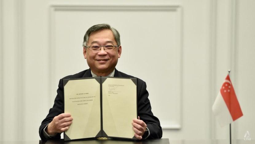 Singapore signs US-led pact on space exploration