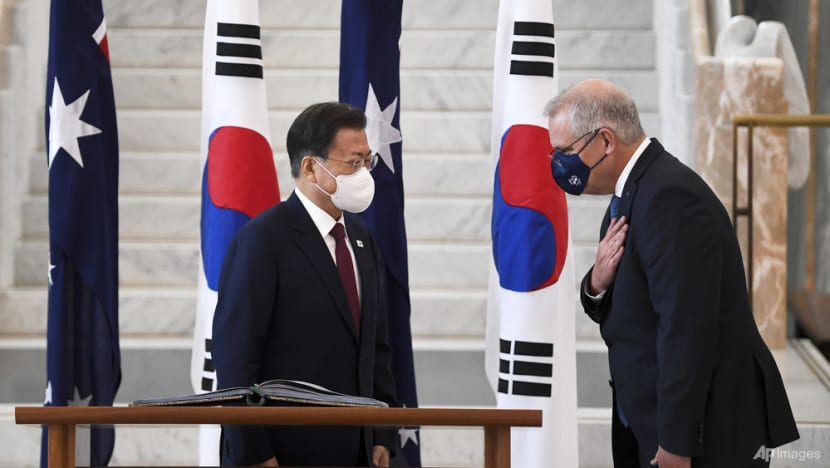 Australia and South Korea sign defence deal as leaders meet Australia and South Korea sign defence deal as leaders meet