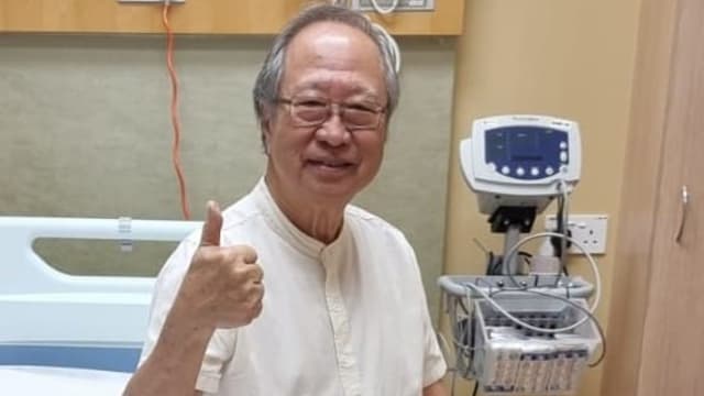 肺部出现病变组织 陈清木入院动手术切除