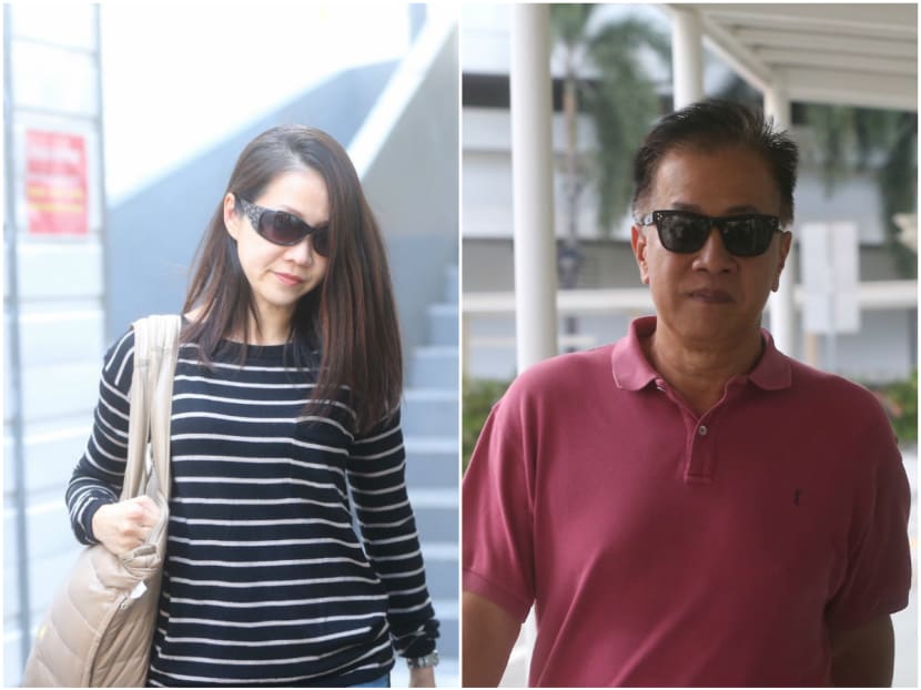 Former BSI Singapore employees Yvonne Seah Yew Foong, 45, and Yak Yew Chee, 57, were charged for various criminal offences on Oct 10, 2016. Photo: Ooi Boon Keong
