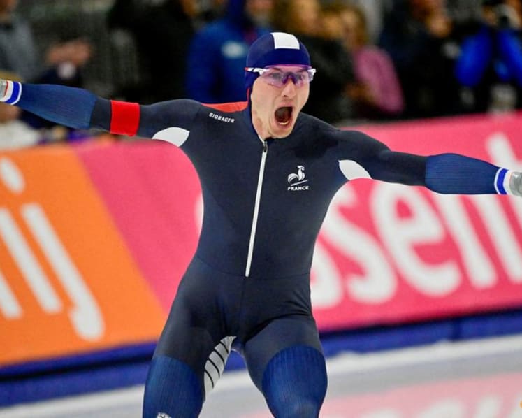 French speed skater Loubineaud puts progress first as he prepares for Olympic debut