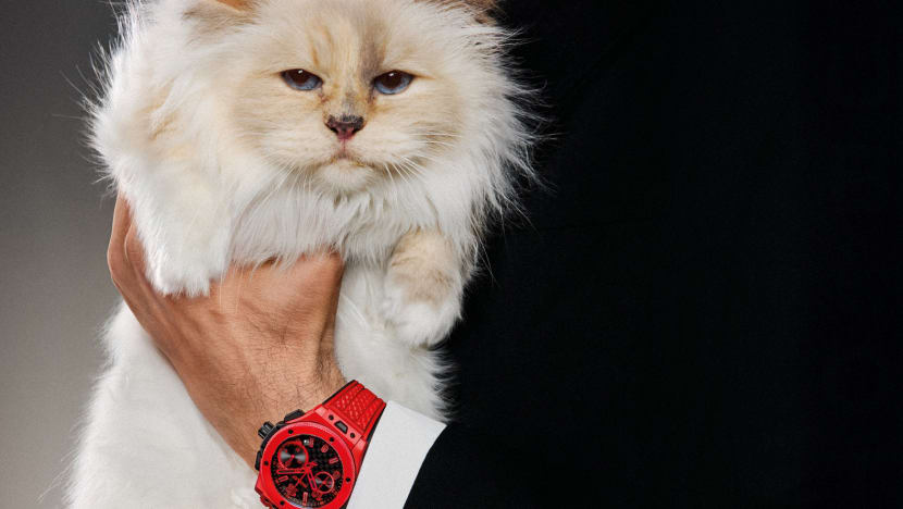 Karl Lagerfeld’s cat, Choupette, stars in Hublot’s Big Bang 20th anniversary campaign