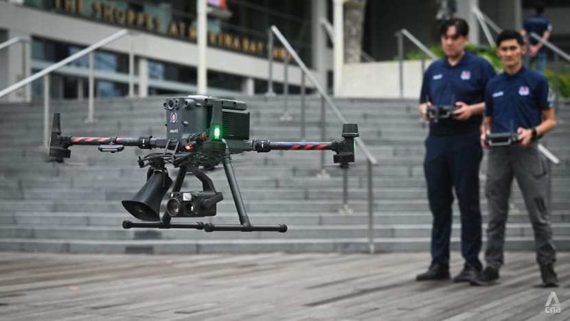 Police to use drones to monitor crowd numbers in real-time at Marina Bay countdown