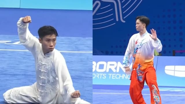 出战太极拳太极剑全能项目 曾俊愷和郑宇轩无缘奖牌