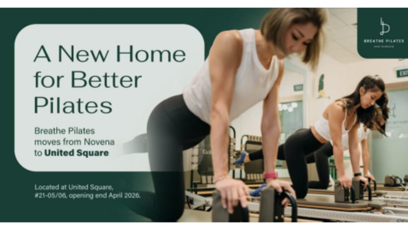 Breathe Pilates Moves Flagship Outlet From Novena to United Square