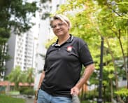 Once hooked on drugs, this ex-inmate gave birth twice while incarcerated. Now she helps women fight addiction