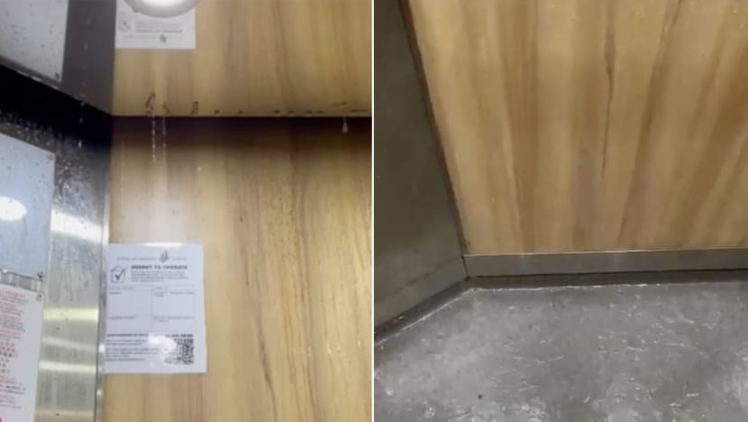 'Leaky' lift in Hougang was due to heavy rain, shut down to ensure residents' safety: Aljunied-Hougang Town Council