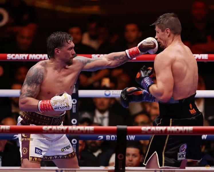 Usyk avoids shock defeat with 11th round stoppage of Verhoeven