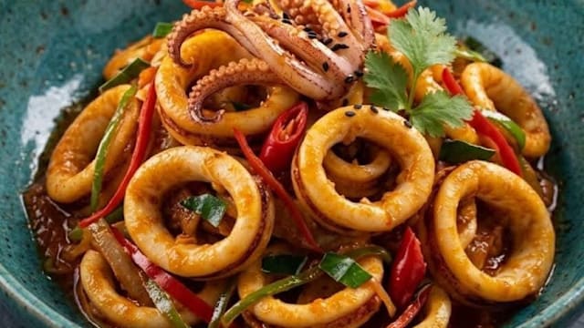 食谱：辣椒鱿鱼
